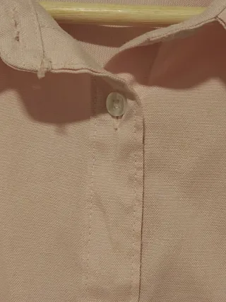 Camisa rosa de manga larga