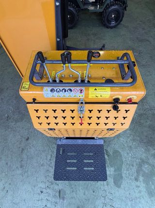 Volquete Dumper BAIMSE con orugas descarga lateral