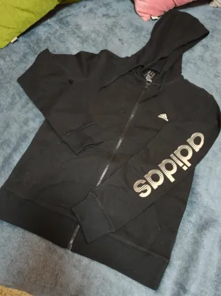 Sudadera Adidas Mujer Negra Nueva