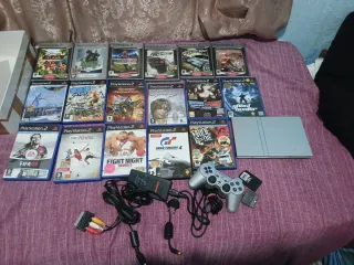 PlayStation 2 Silver + Giochi 17