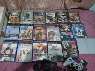 PlayStation 2 Silver + Giochi 17