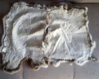 Poncho piel atrezzo medieval