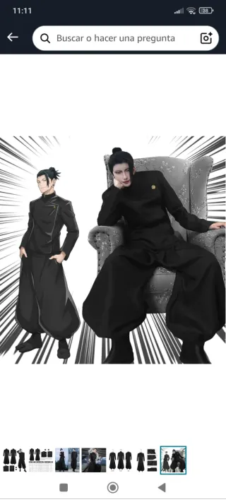 Disfraz Cosplay Satoru Gojo/Toji Fushiguro