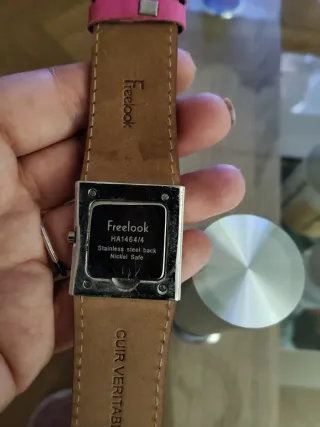 Reloj Freelook Rosa Cuadrado