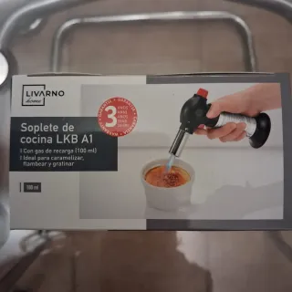 Soplete de cocina Livarno LKB A1 con gas