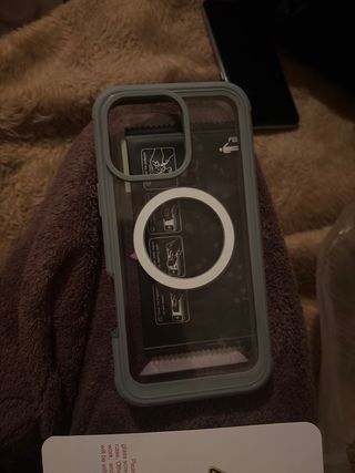 Funda Cristal Templado iPhone 16 Promax Gris