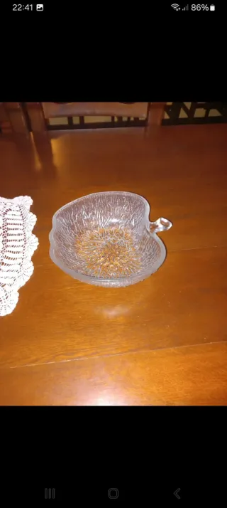 Centrotavola in vetro