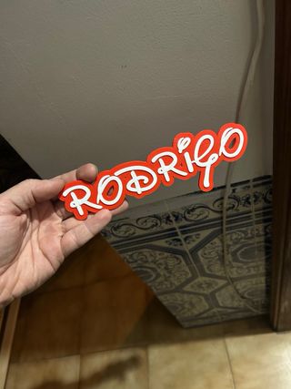 Placa Nome Personalizado