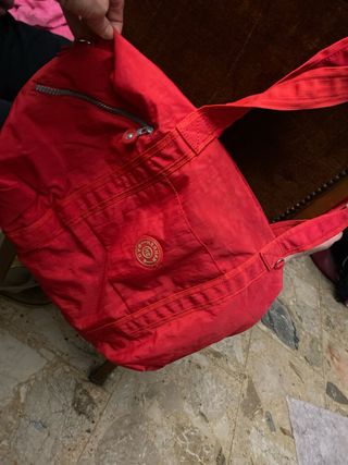 Borsa Kipling tela rossa