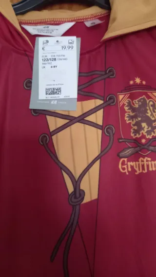 Disfraz Harry Potter Gryffindor H&M T 6-8A