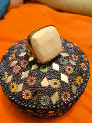 Anillo Pomellato Plata Chapada Vintage