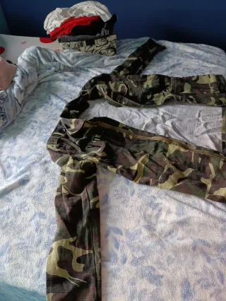 Chaqueta militar camuflaje chica