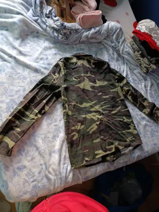 Chaqueta militar camuflaje chica