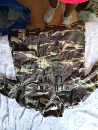 Chaqueta militar camuflaje chica