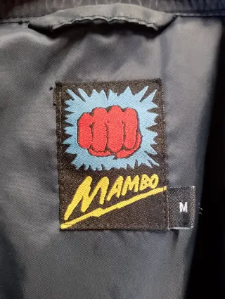 Giubbino Bomber Mambo Grigio Bianco Taglia M