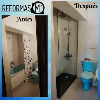 Instalación plato de ducha y mampara