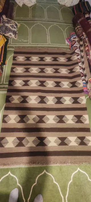 Alfombra Kilim de Lana de Oveja
