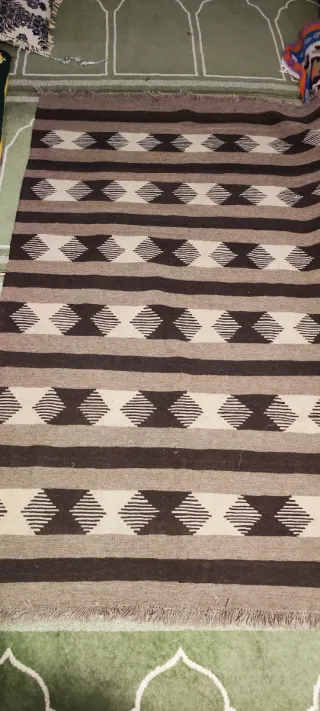 Alfombra Kilim de Lana de Oveja