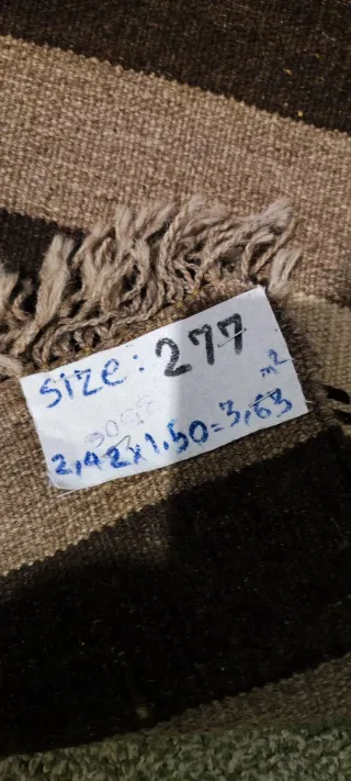 Alfombra Kilim de Lana de Oveja