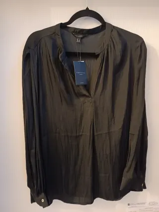 Camisa negra Zara Talla L