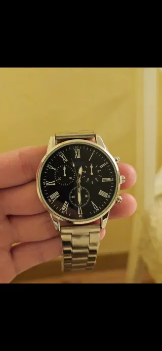 Reloj y Cadena de Plata