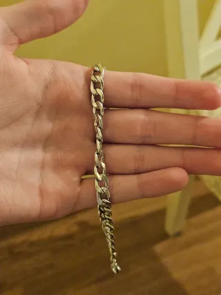 Reloj y Cadena de Plata