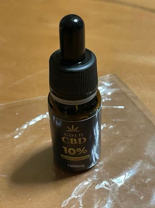 Olio per massaggi Gold CBD 10%