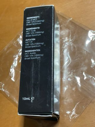 Olio per massaggi Gold CBD 10%