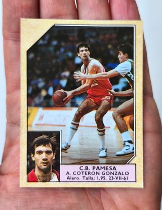 CROMOS PAMESA CONVERSE 1989 ACB