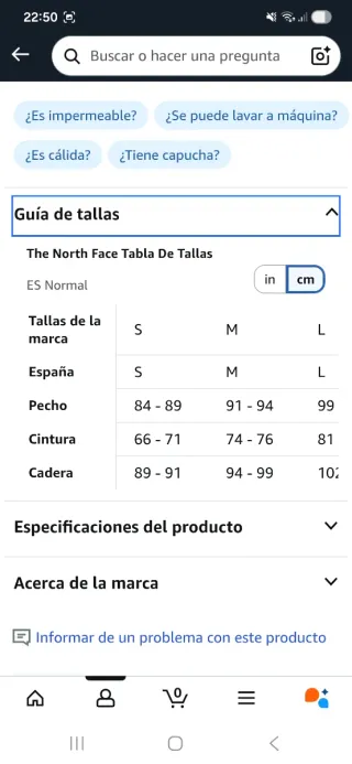 The North Face Chaqueta de plumón verde