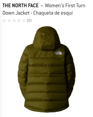 The North Face Chaqueta de plumón verde