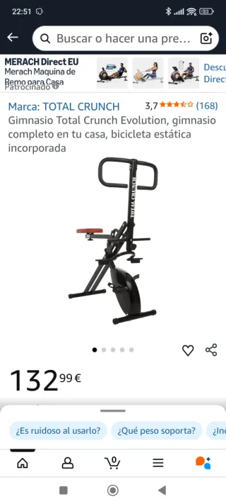 Total Crunch / Bicicleta Estática