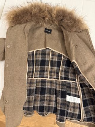 Cappotto Kocca Beige Donna Taglia XS