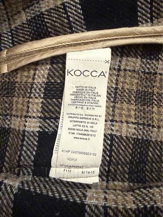 Cappotto Kocca Beige Donna Taglia XS