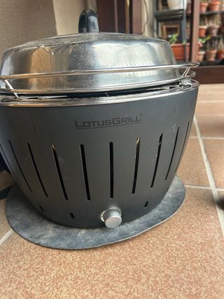 Barbacoa LotusGrill senza fumo portatile con carbone