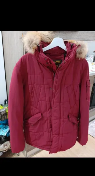 Piumino Woolrich Rosso Taglia XL