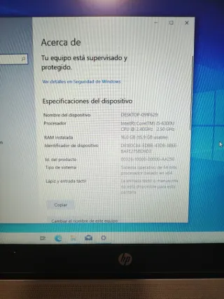 Portátil HP EliteBook 840 G3 i5 16GB