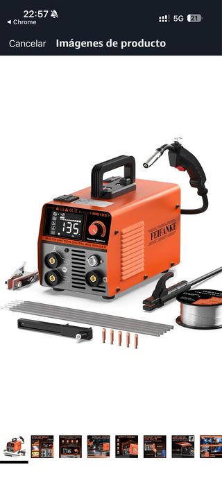 Máquina Soldar MIG 135 FEIFANKE (No Funciona)