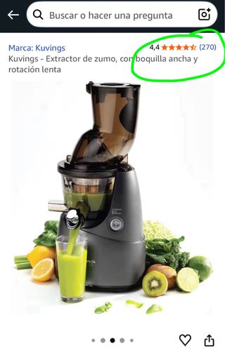 Extractor de zumo “cold press” Kuvings B9700