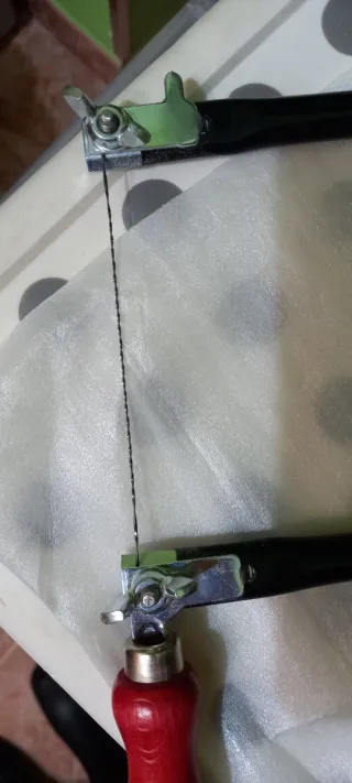 Sierra marquetería + recambios n°4,6 y 10