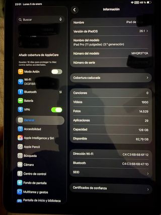 Apple iPad Pro 3ra Gen