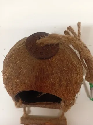 Pack nido+hamaca para agapornis/periquitos