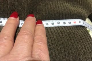 Vestido largo pana marrón talla única