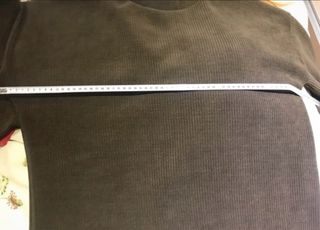 Vestido largo pana marrón talla única