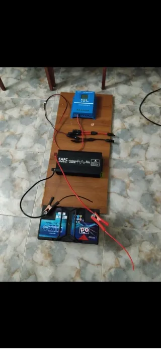 Kitsolar InversorSolar2000W+cables controlador100A