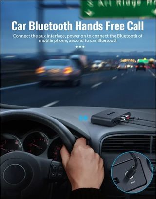 2 unidades Adaptador Receptor Audio Bluetooth NFC