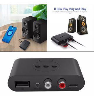 2 unidades Adaptador Receptor Audio Bluetooth NFC