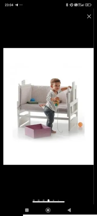 Minicuna colecho Allegra blanca