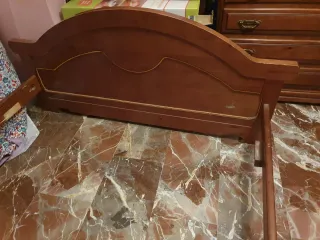 Estructura cama madera maciza