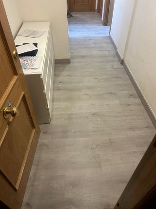 Instalación suelo, rodapié y puertas